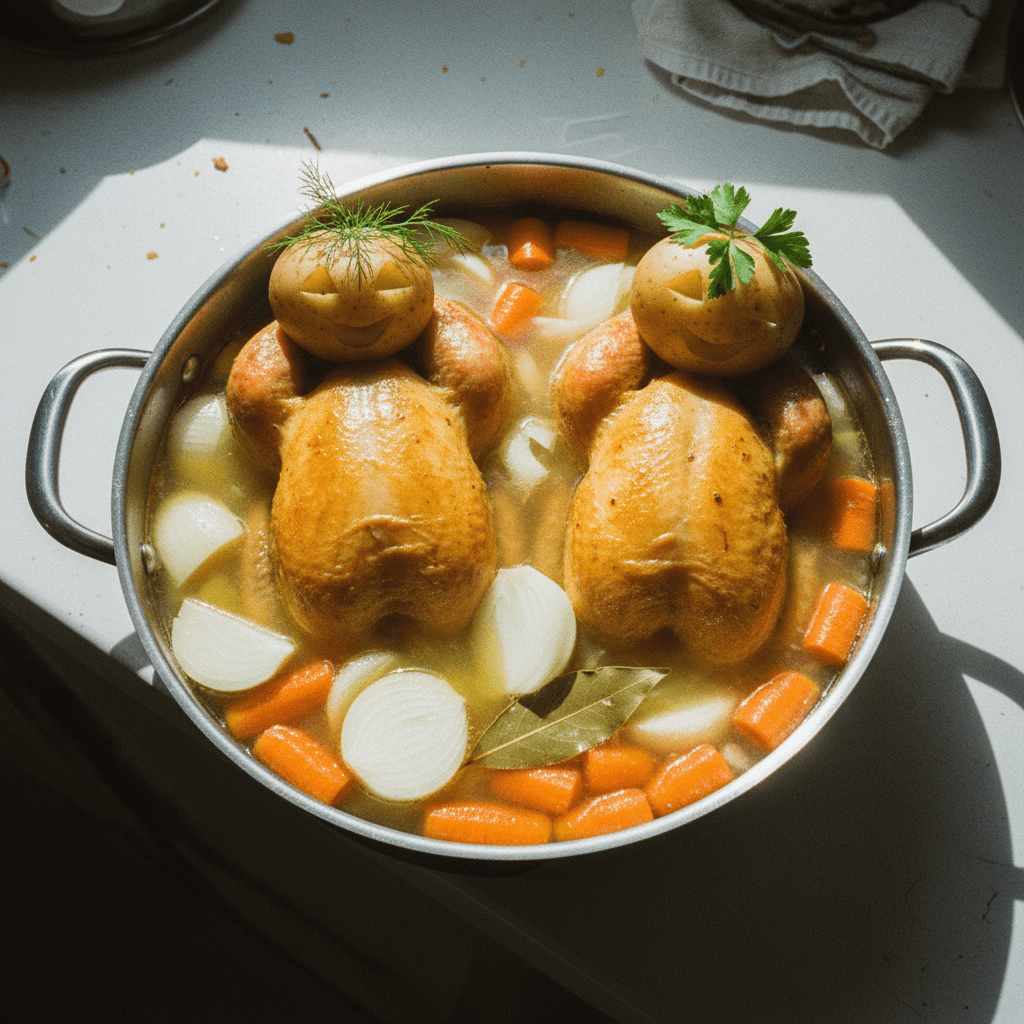 Chicken Spa (or Chicken Hot Tub)