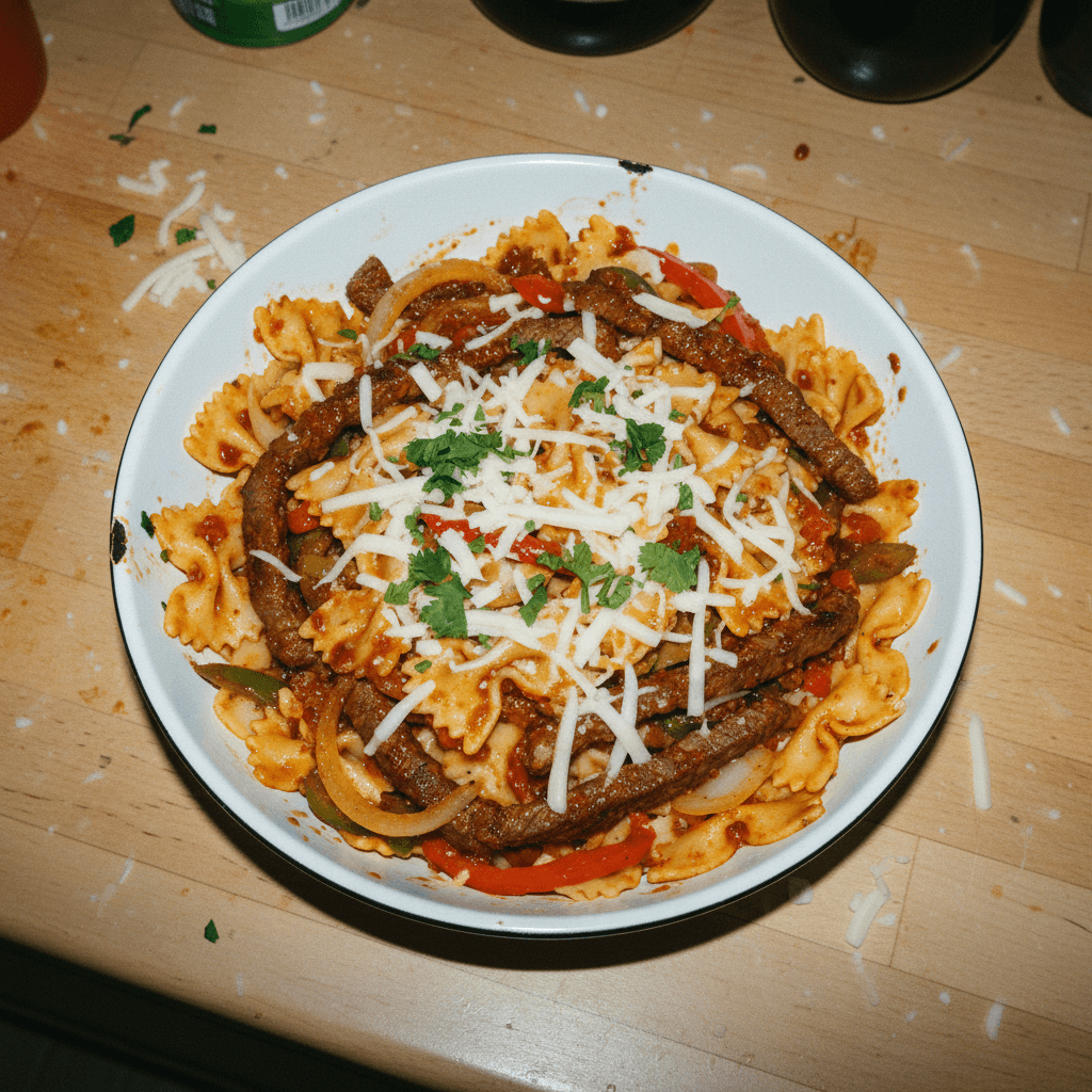 Steak Fajita Pasta