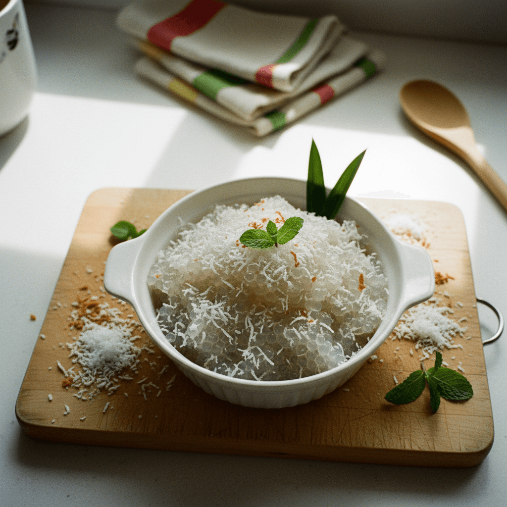 Coconut Sago Pudding (Popo's Coconut Sago Pudding)