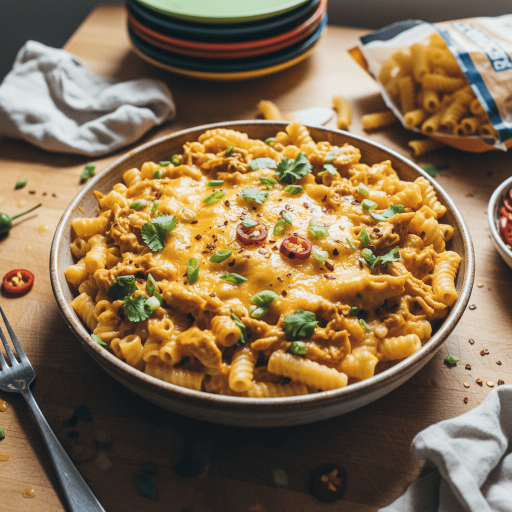 Honey Chipotle Chicken Mac & Cheese