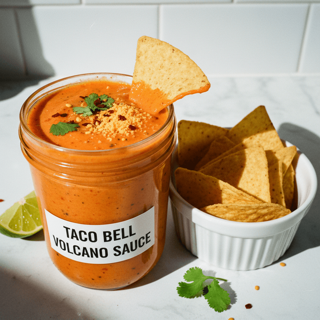 Taco Bell Volcano Sauce