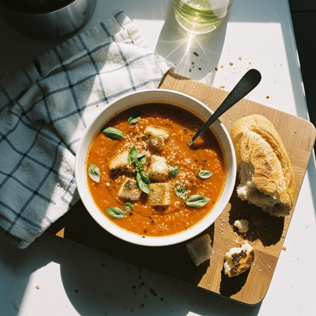 Spicy Tuscan Tomato Soup