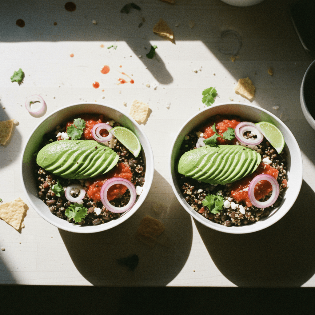 Black Bean Power Bowls with Avocado