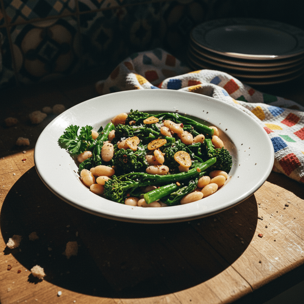 Broccoli Rabe and Cannellini Beans