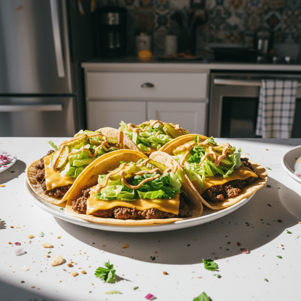 Big Mac Smash Tacos