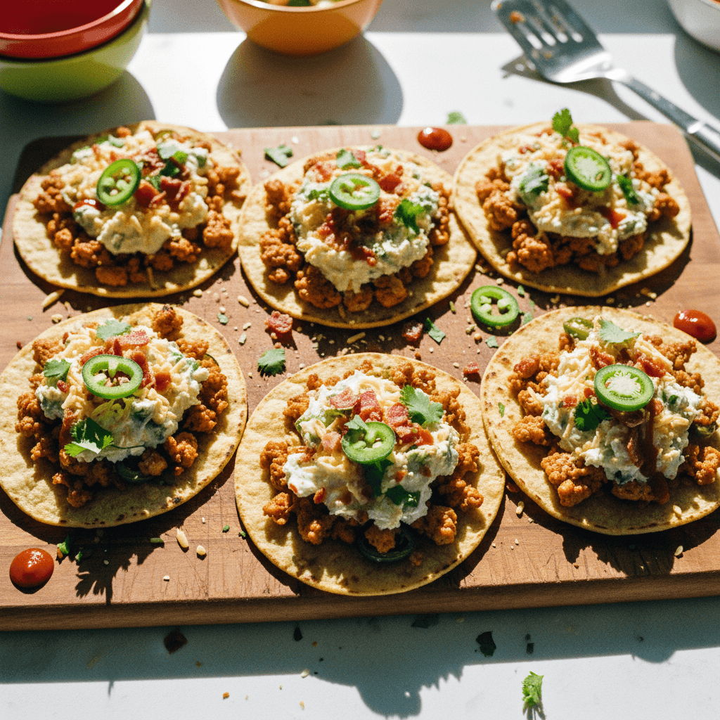 Jalapeño Popper Smashed Tacos