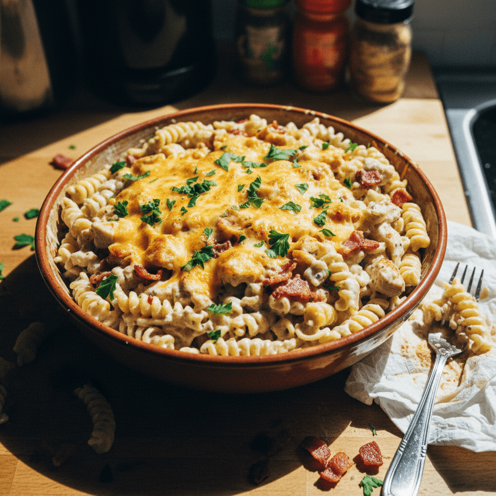 Chicken Bacon Ranch Pasta