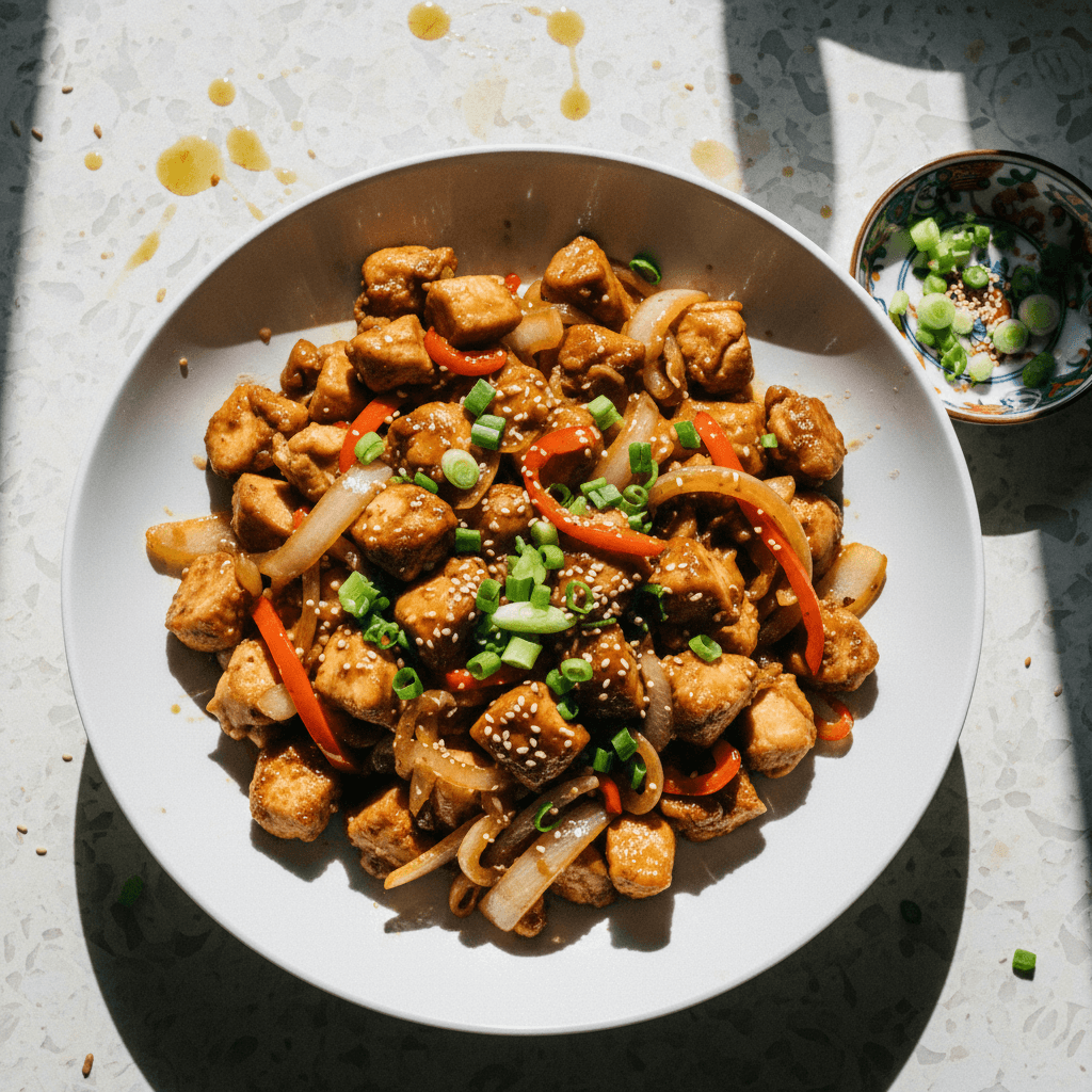 Chicken and Onion Stir Fry
