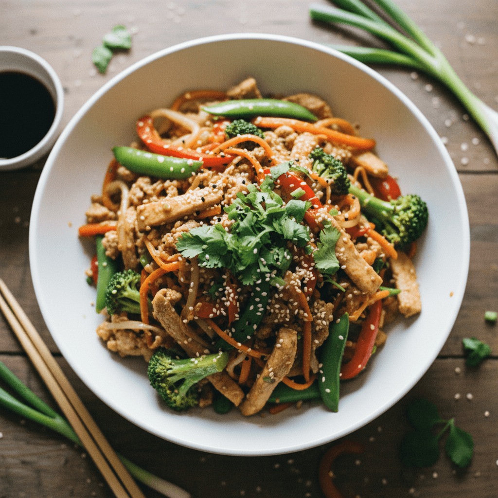 Lean Turkey and Vegetable Stir-Fry