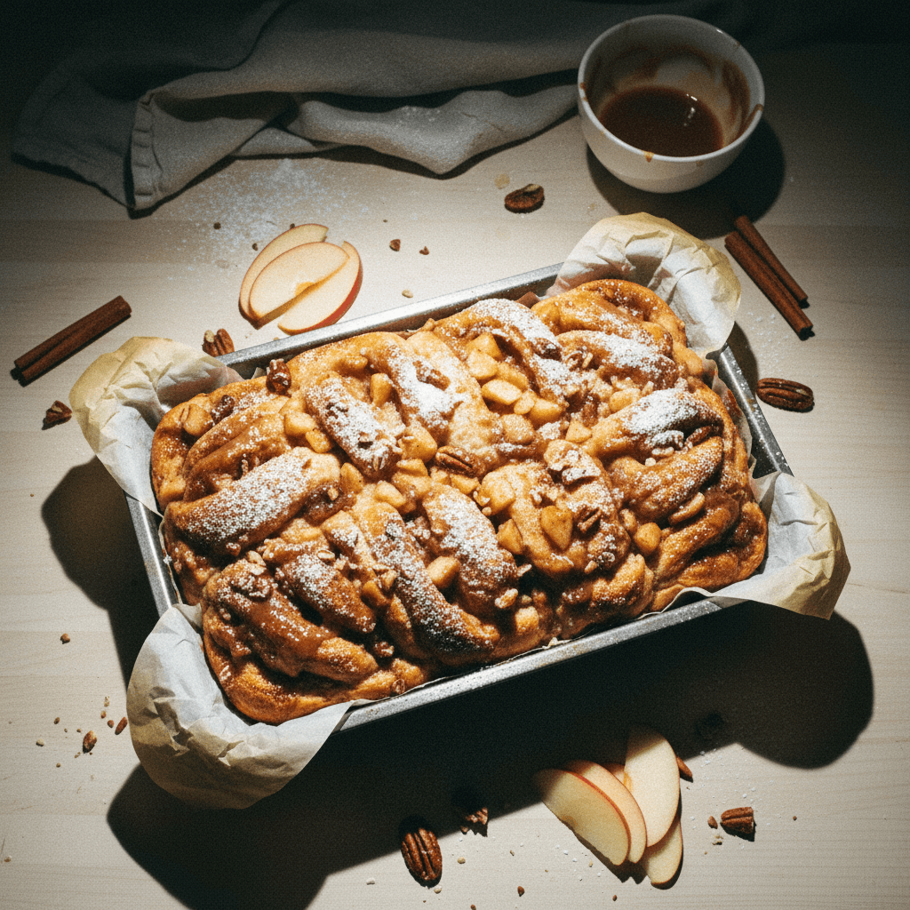 Apple Cinnamon Pull-Apart Focaccia Bread