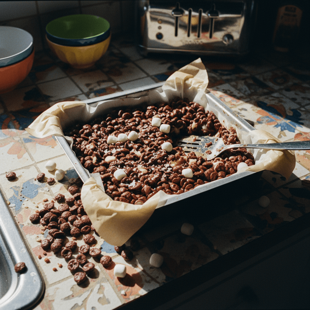 Cocoa Puff Marshmallow Treats