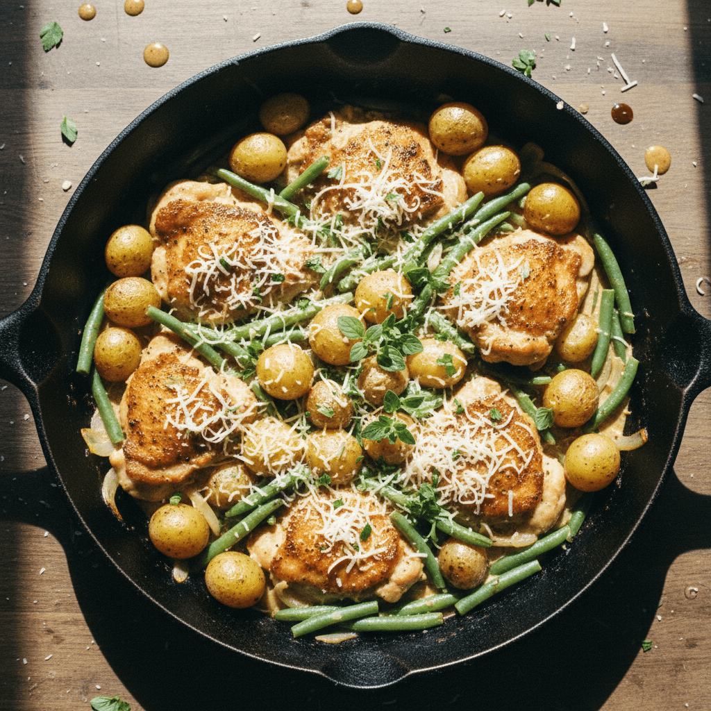 One Pan Comfort Chicken