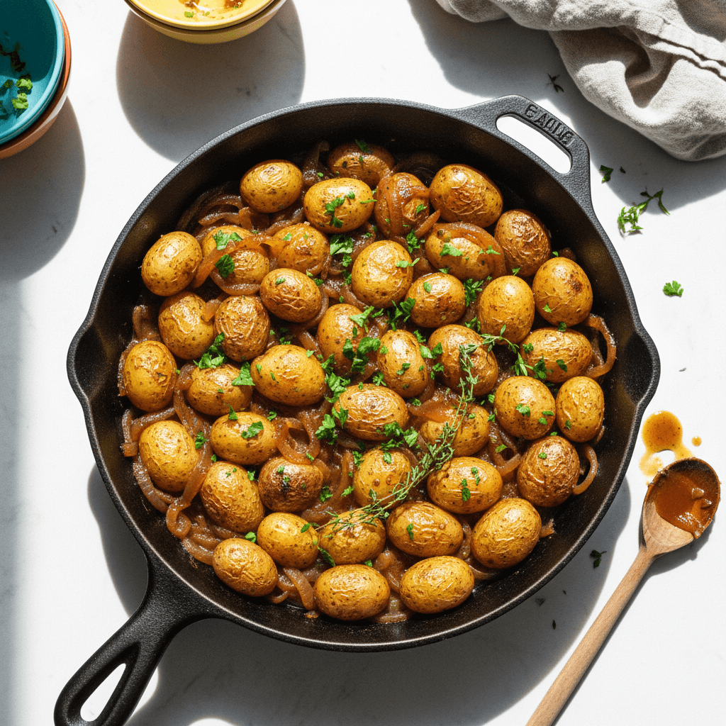 French Onion Roasted Potatoes