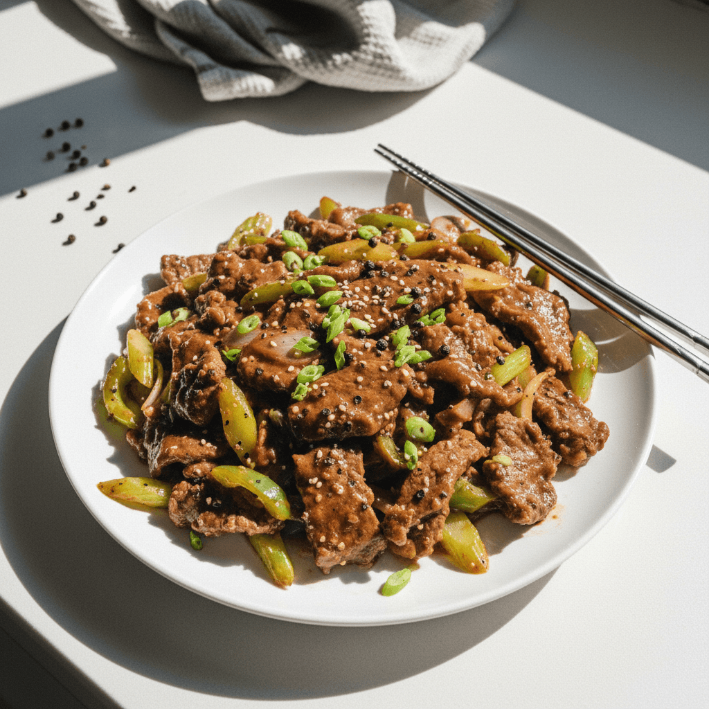 Black Pepper Beef (Better Than Takeout)