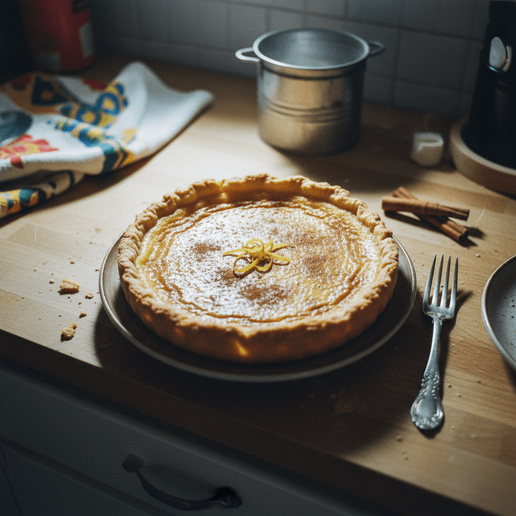 Amish Custard Tart