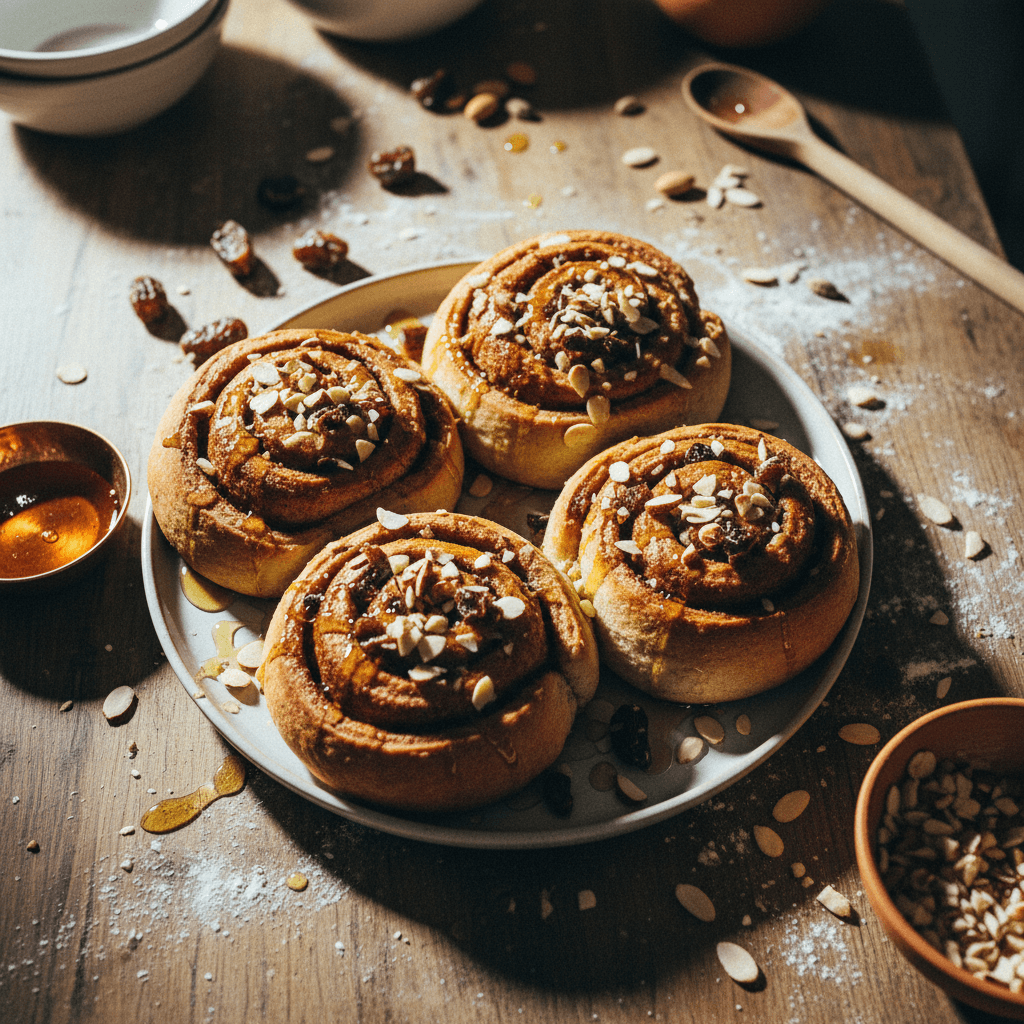 Ancient Cinnamon Rolls (inspired by Huhhurtu)