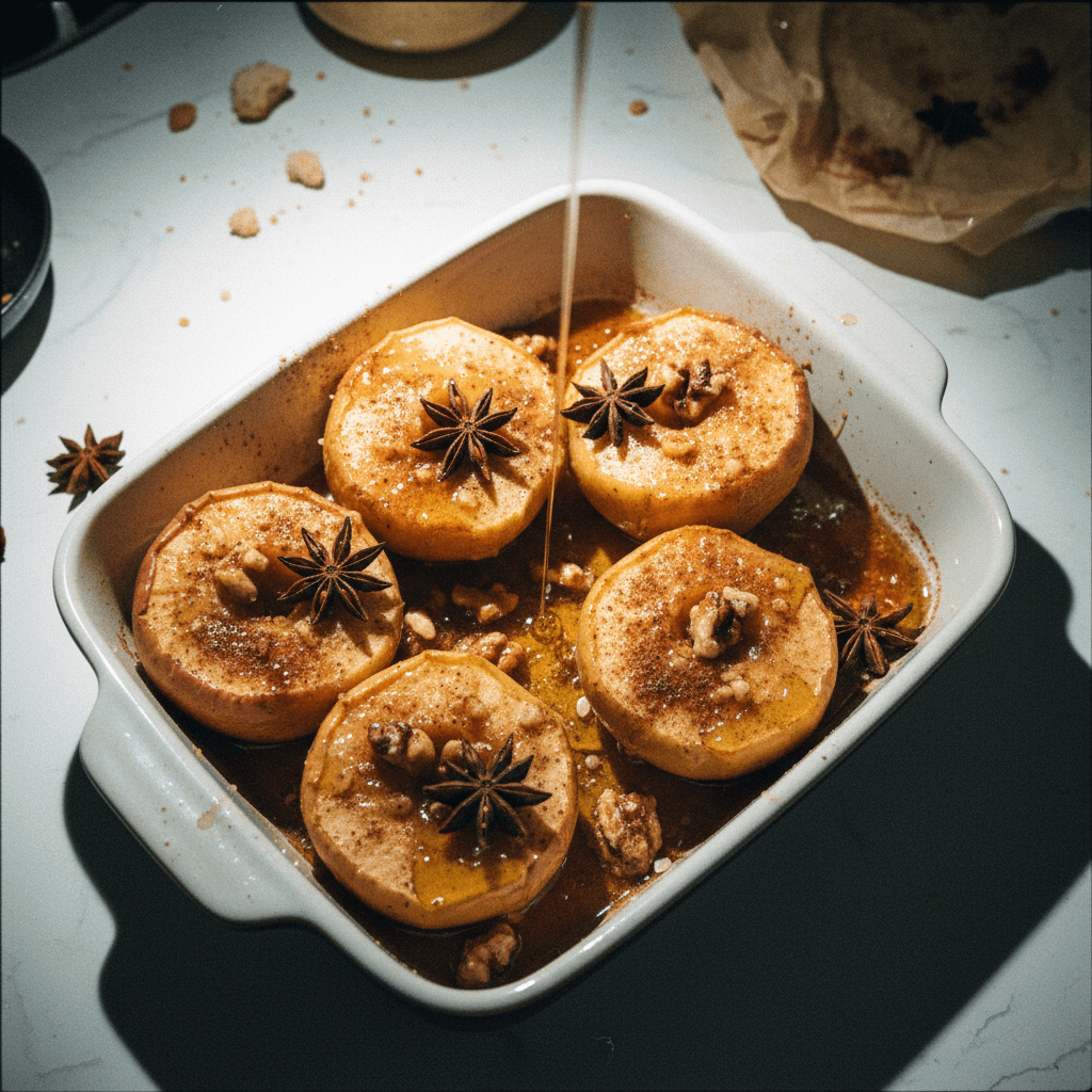 Baked Apples with Cinnamon Honey