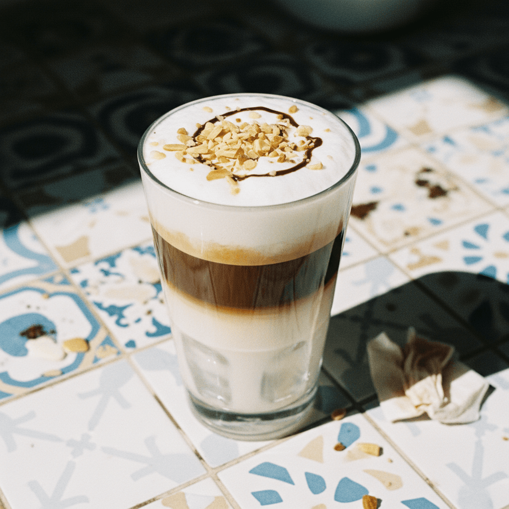 Layered Coffee Drink