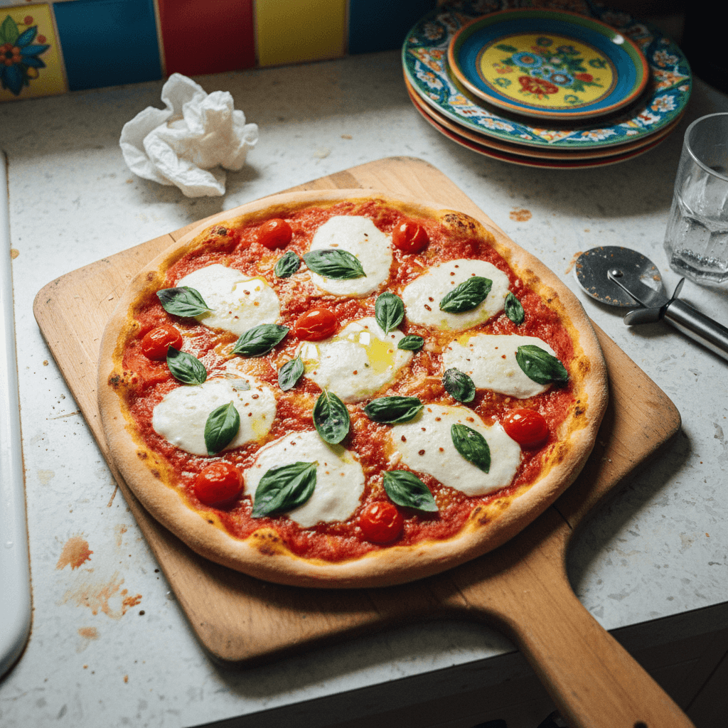 TJ's Margherita Pizza with Fresh Mozzarella