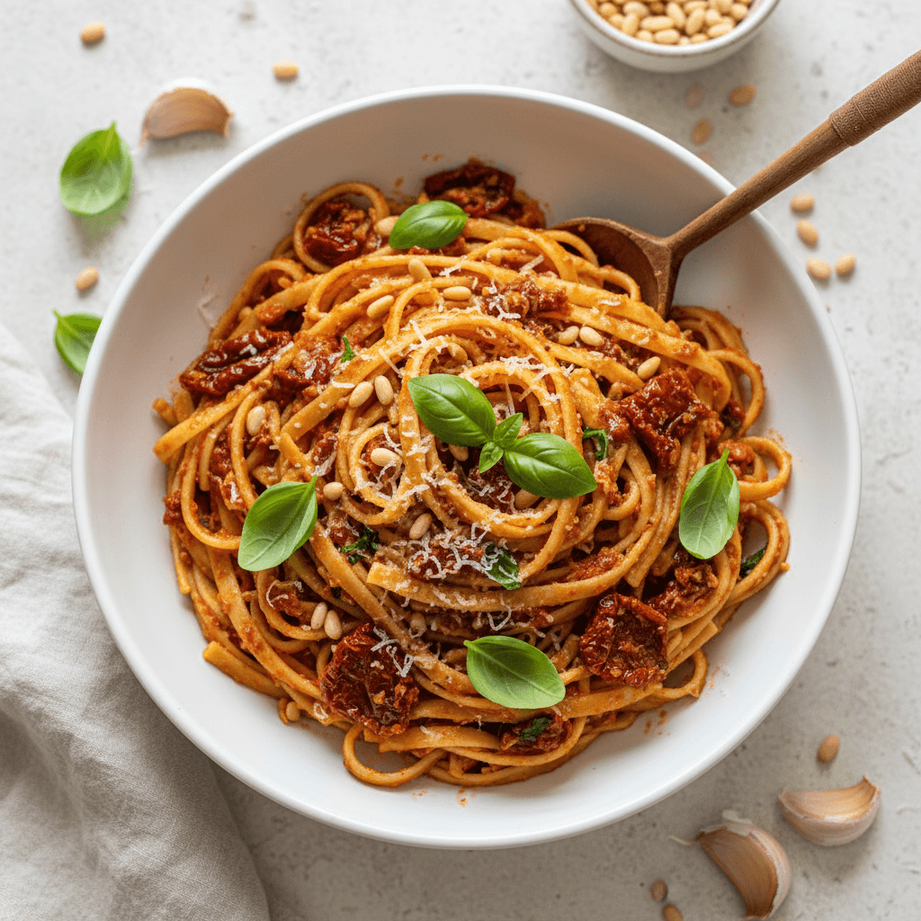 Sun-Dried Tomato Pesto Pasta