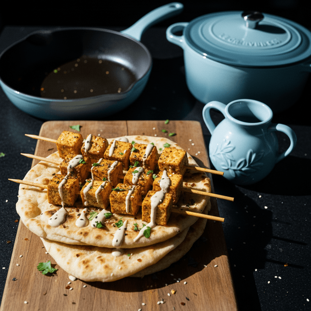 Mediterranean Tofu Skewers