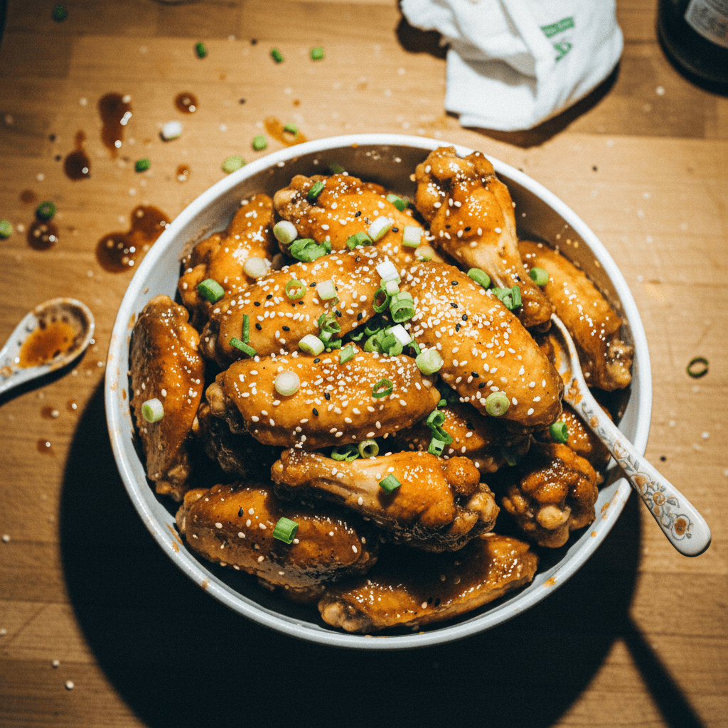 Honey Garlic Chicken Wings