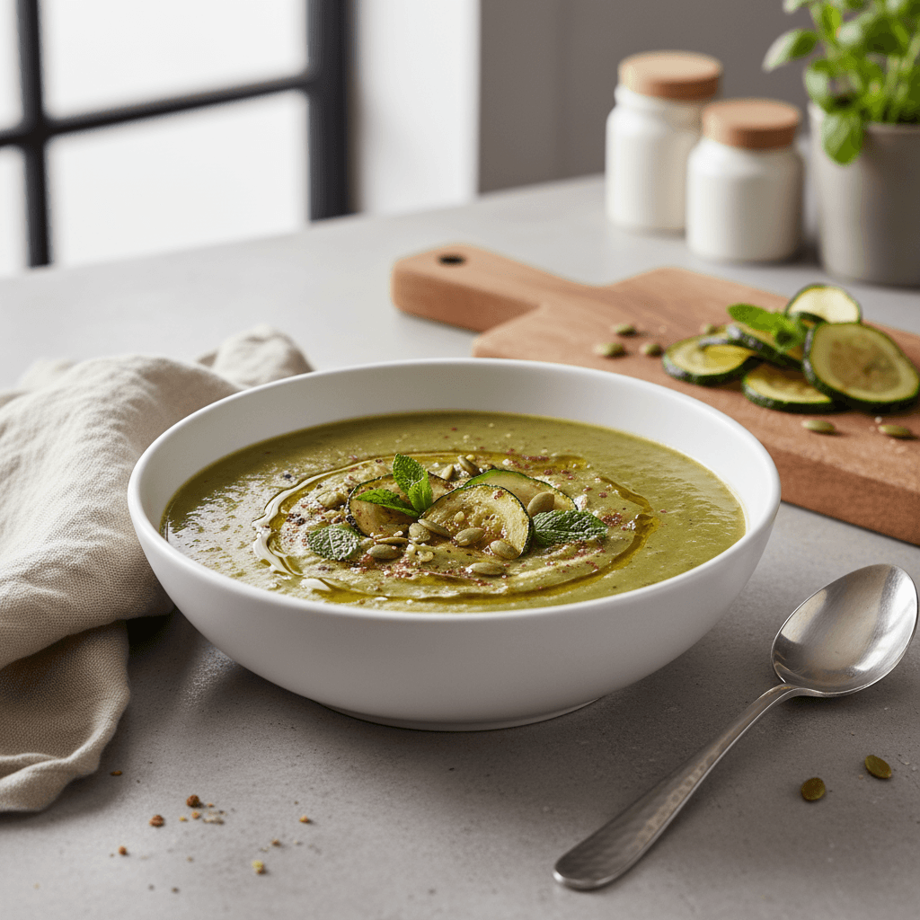 Spiced Zucchini Soup
