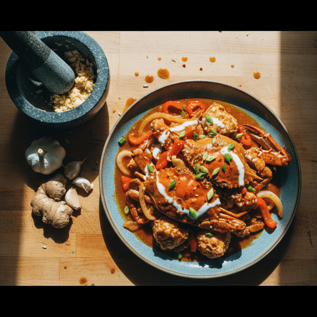 Cambodian Crab Stir Fry