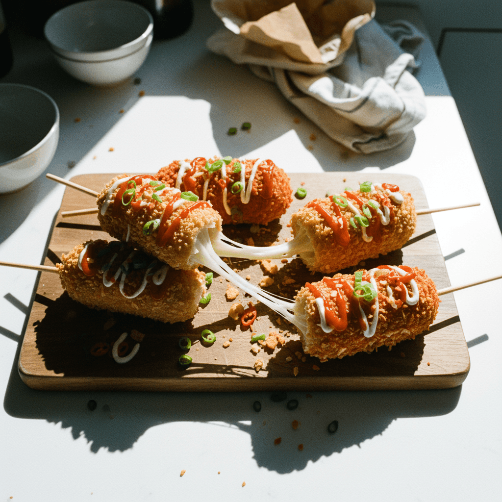 Korean Corndog (Mozzarella Corn Dog)