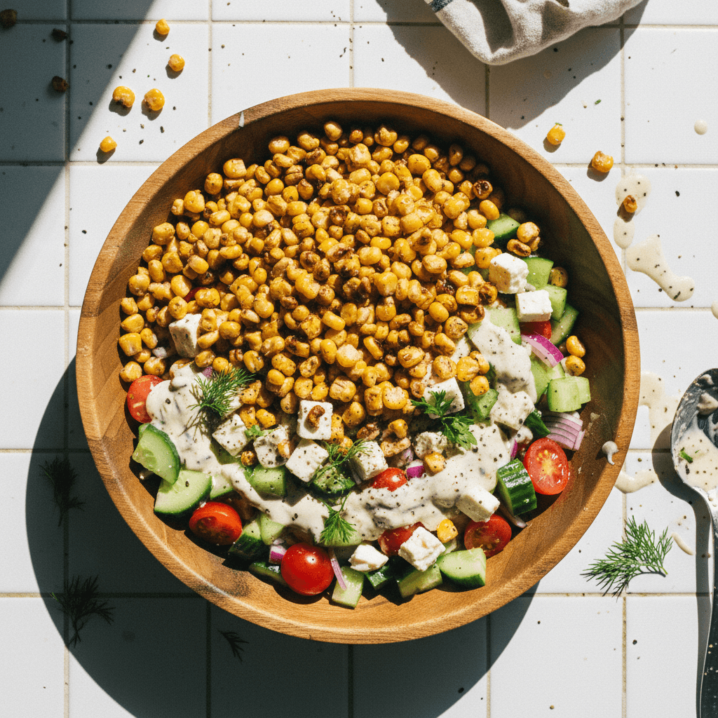 Knuspriger Mais-Salat