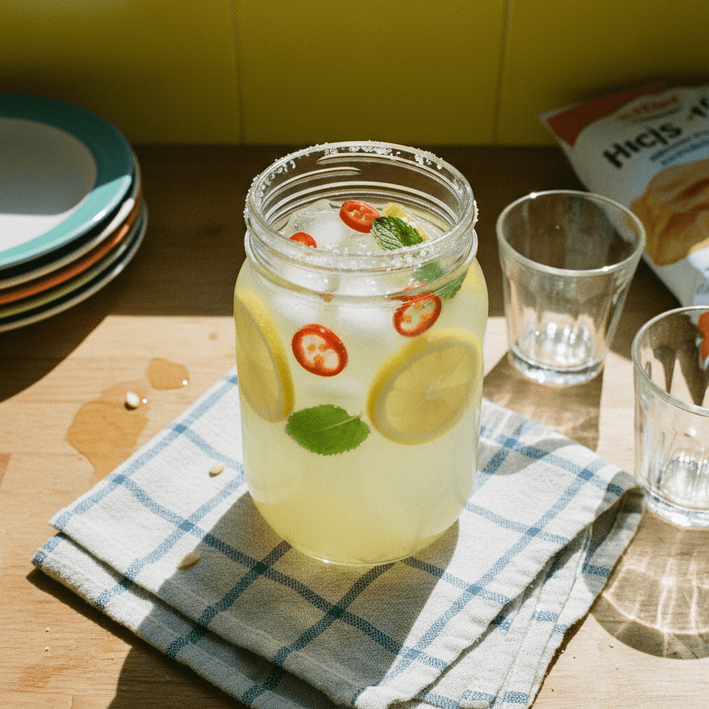 Easy Meyer Lemon Lemonade