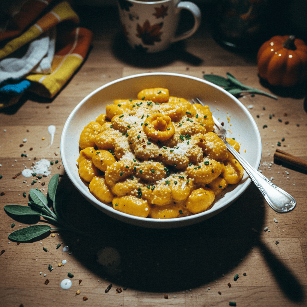 Creamy Pumpkin Gnocchi