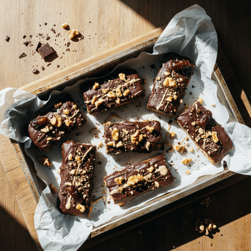 Date & Walnut Hurma Bars