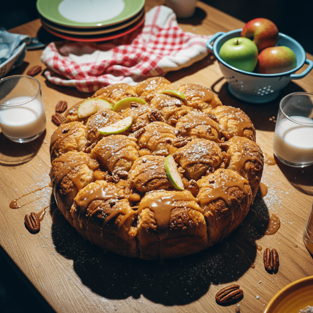 Caramel Apple Pull-Apart Focaccia