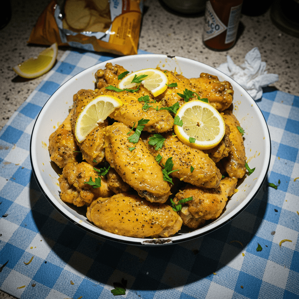 Lemon Pepper Chicken Wings