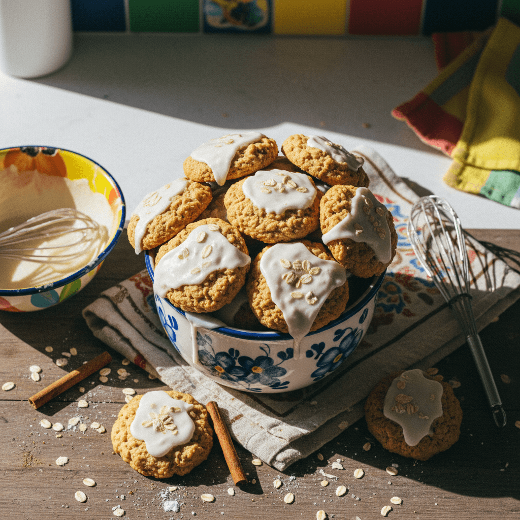 Iconic Iced Oatmeal Cookies