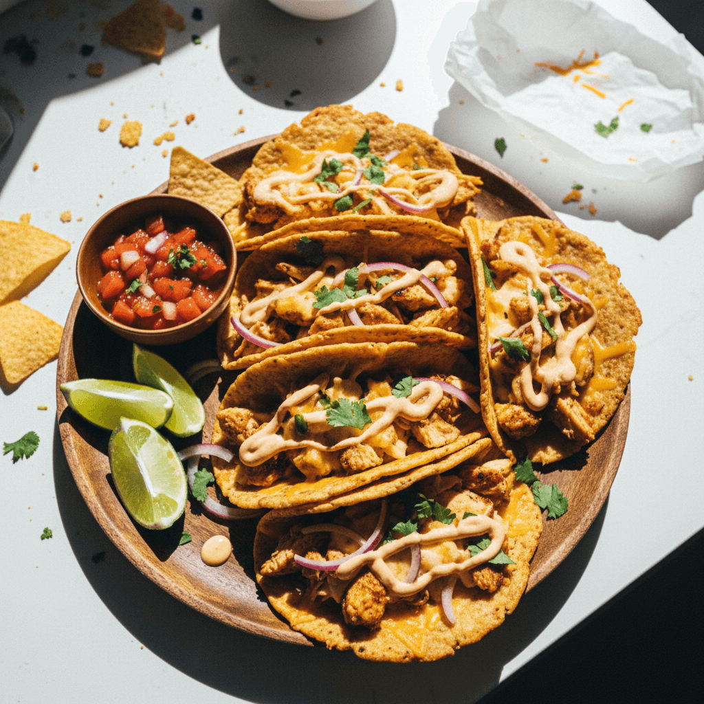 Protein Chicken Tortilla Tacos