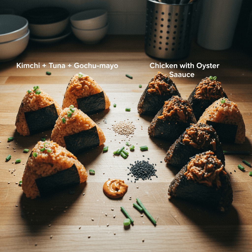 Samgak Kimbap (Dos Versiones)