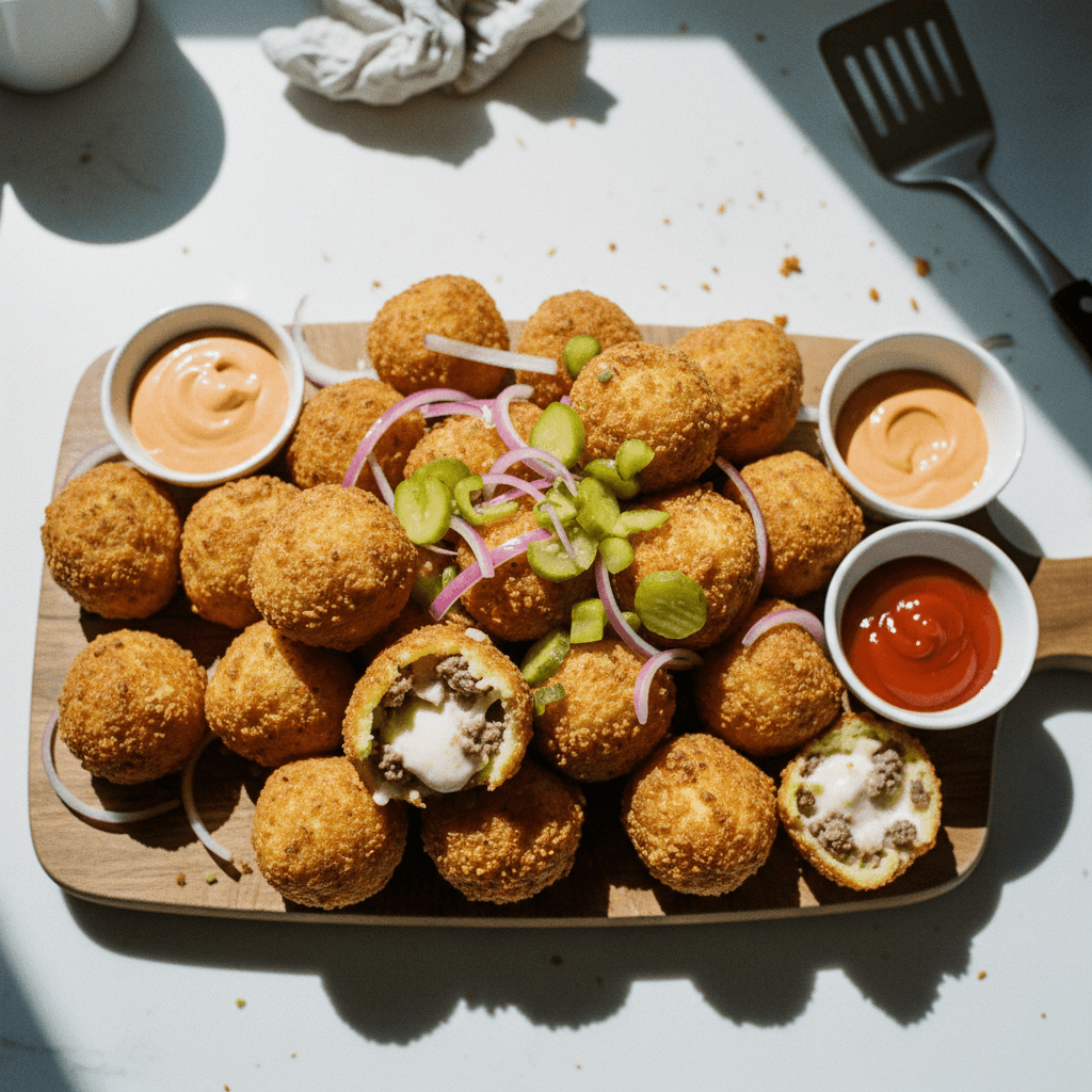 Cheeseburger Potato Balls