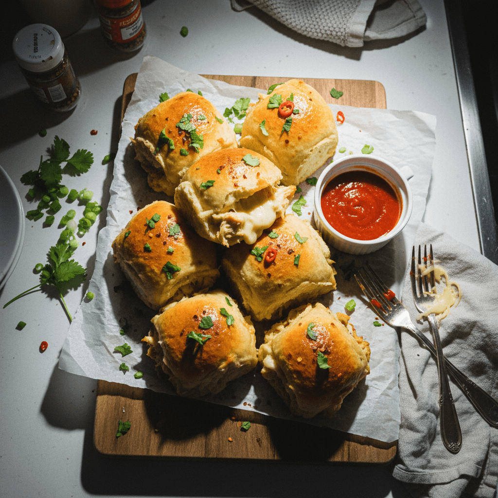 Nga Chicken Stuffed Cheese Buns