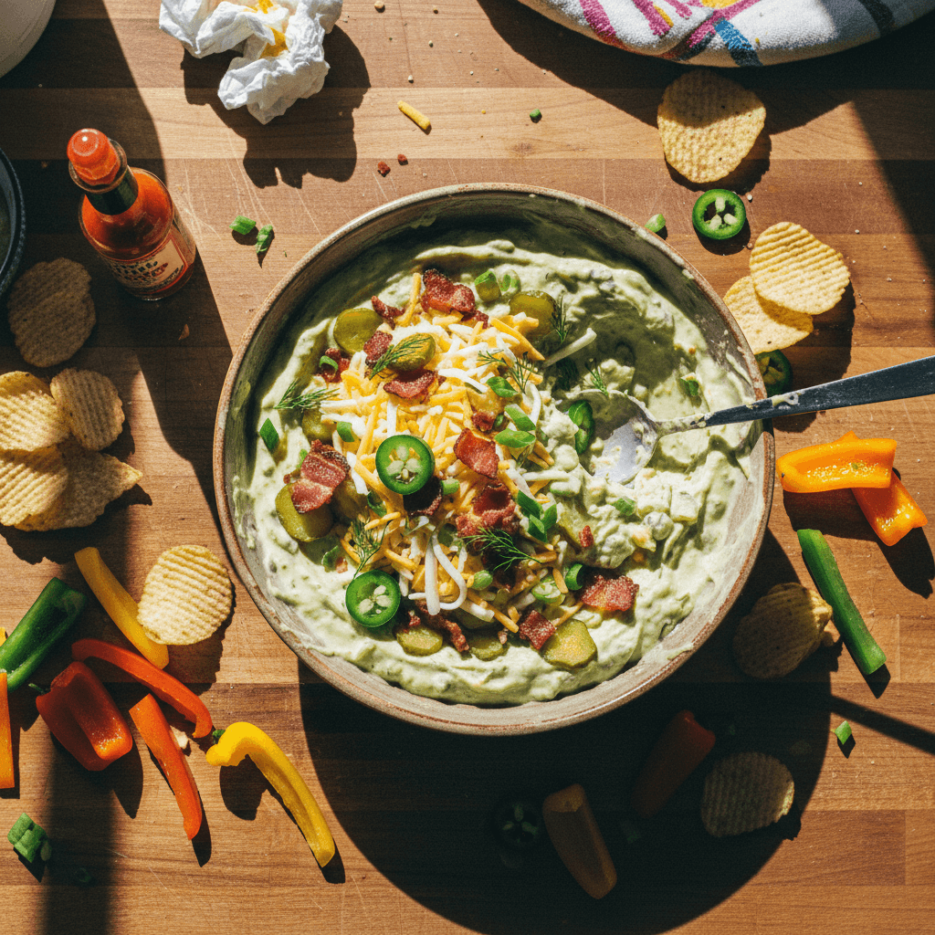 Dip Viral de Pepinillos