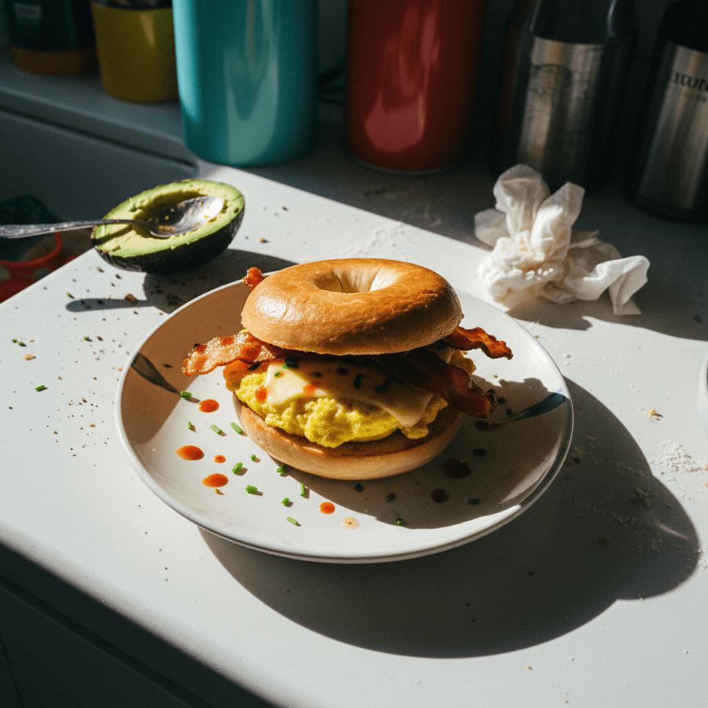 Viral 5-Minute Breakfast Bagel