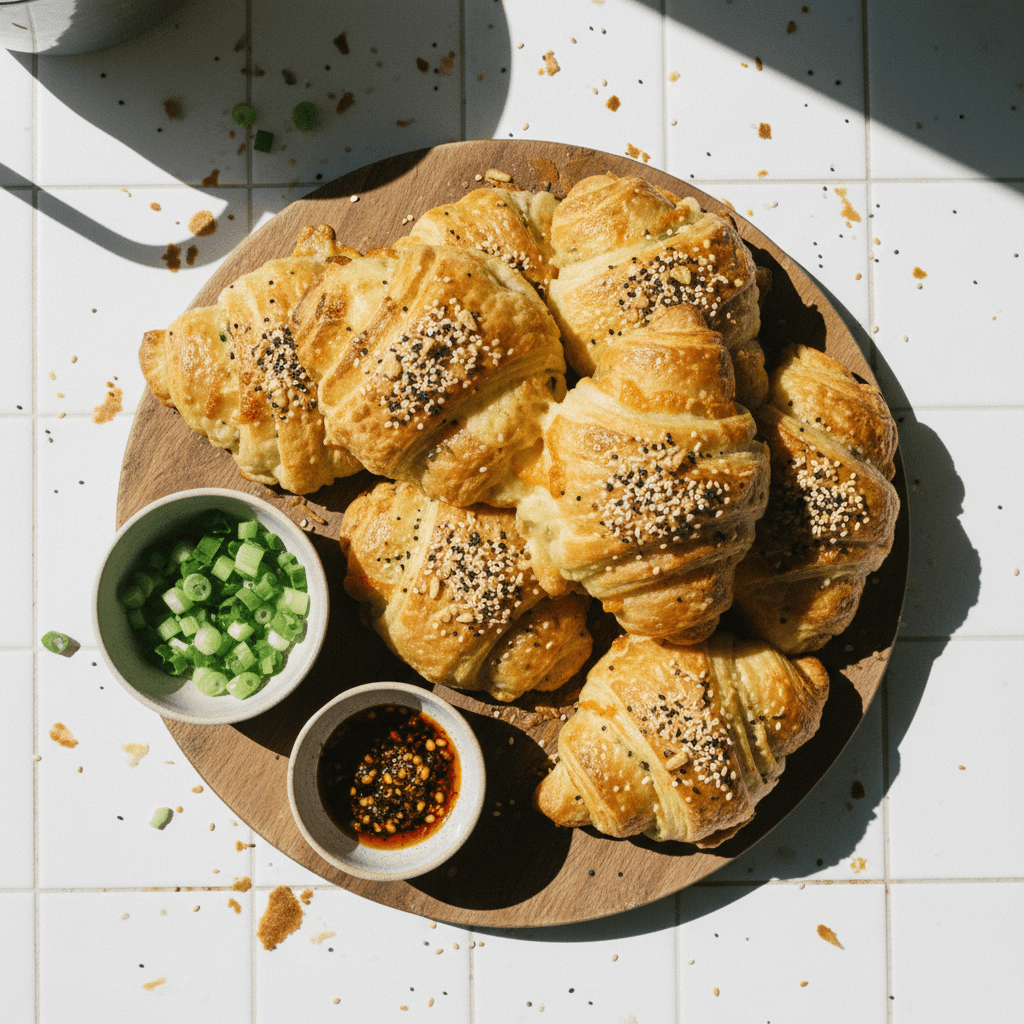 Scallion Pancake Croissants