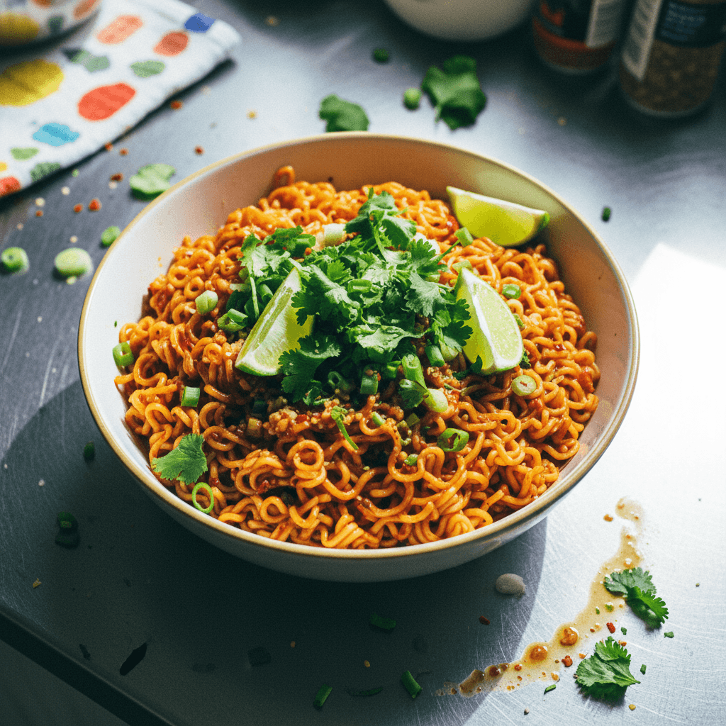 Chilli Garlic Lime Noodles