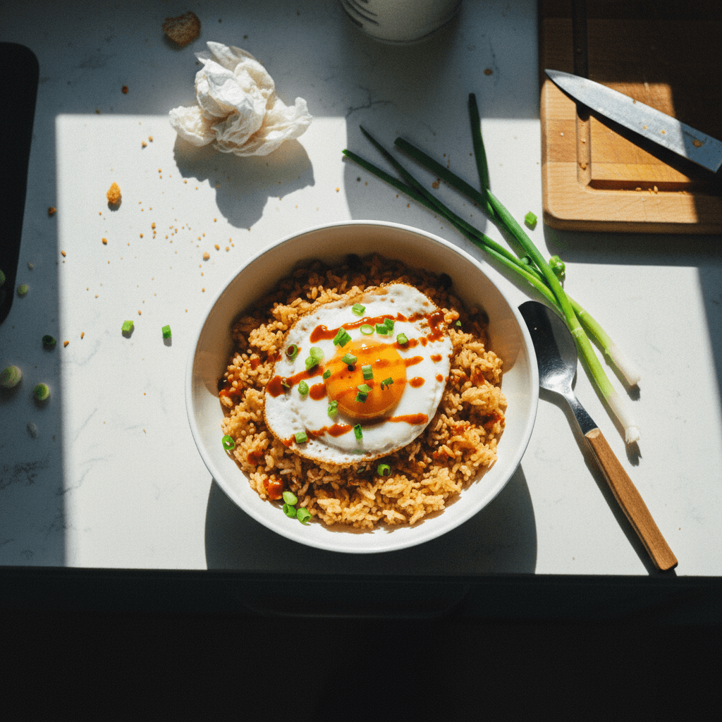 Riz à l’ail