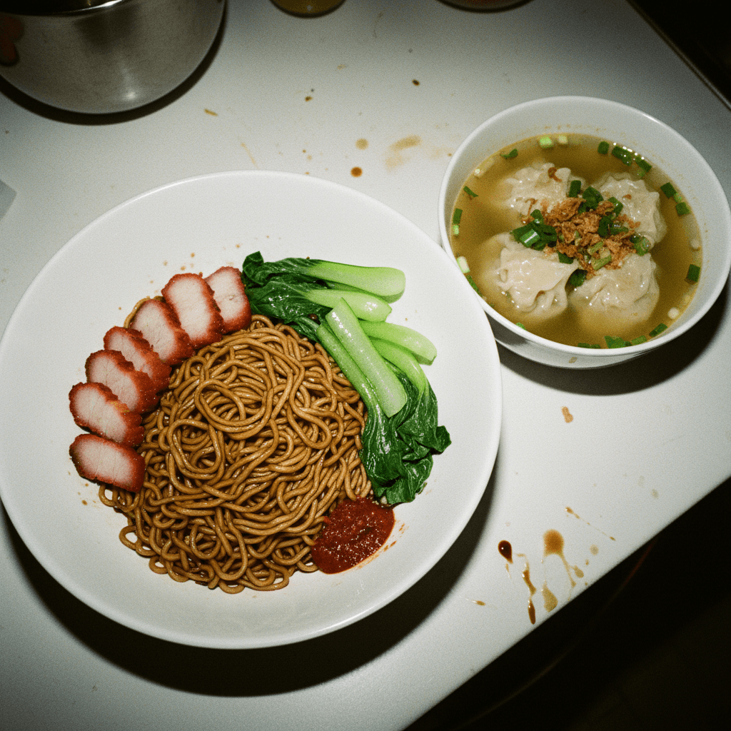 Homemade Hawker-Style Wanton Mee
