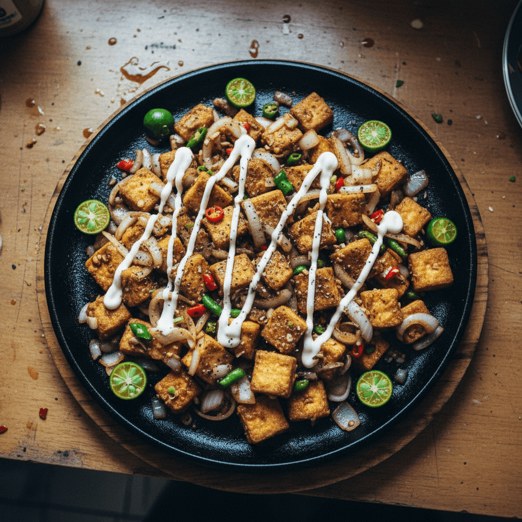 Guilt-Free Tofu Sisig