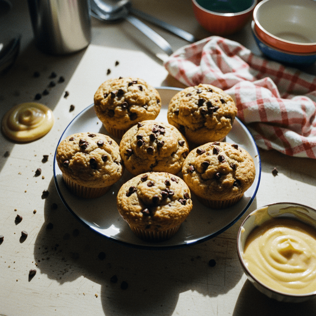 3-Ingredient Choc Chip Jumbo Muffins