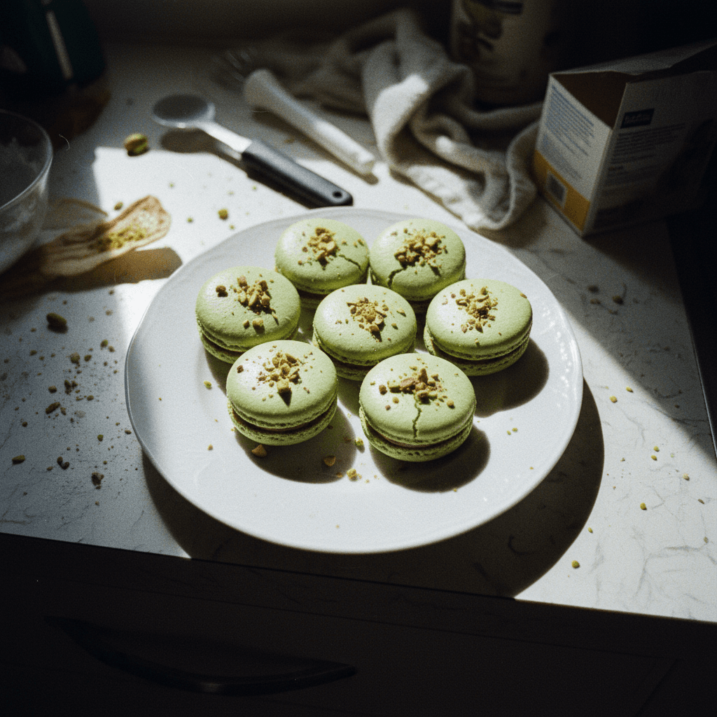 Classic Pistachio Macarons