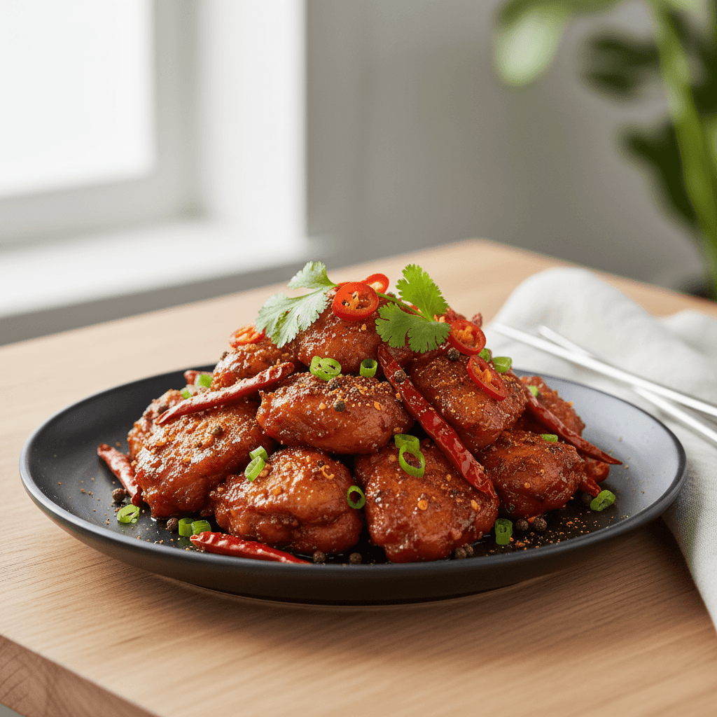 Spicy Sichuan Peppercorn Chicken